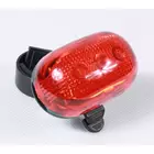 Zadné svetlo na bicykel JY603 - farba: Červená