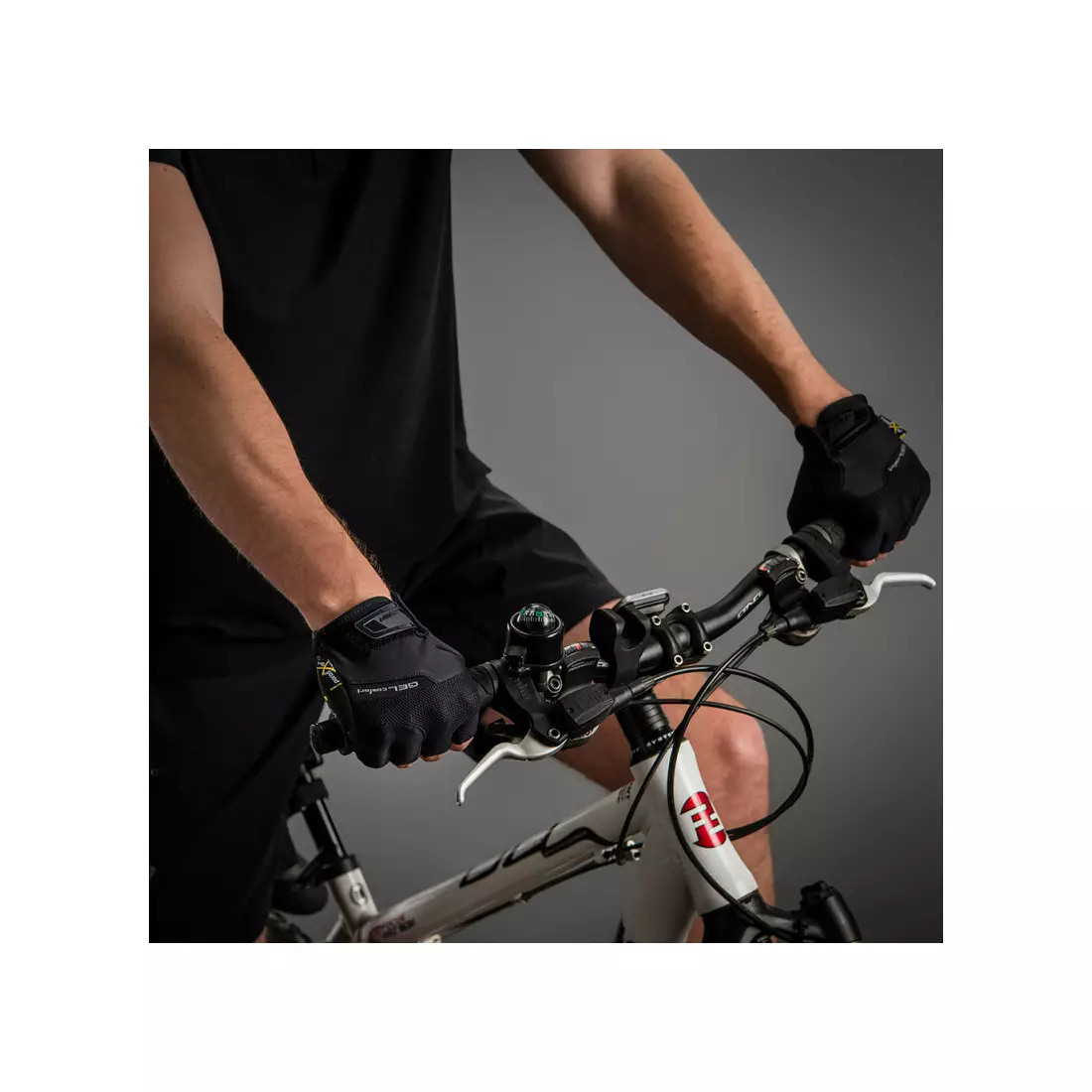 CHIBA GEL COMFORT cyklistické rukavice, čierne, 3040518