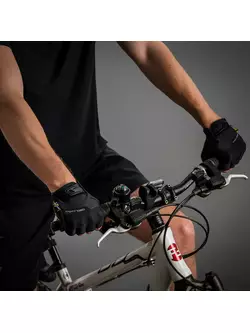 CHIBA GEL COMFORT cyklistické rukavice, čierne, 3040518