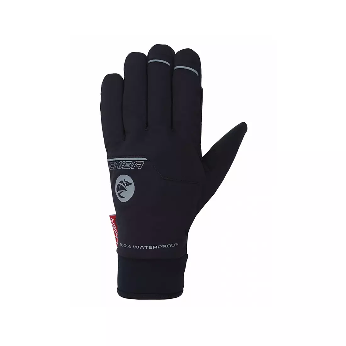 CHIBA RAIN PRO zimné cyklistické rukavice, čierna 31227