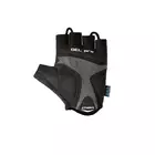 CHIBA pánske cyklistické rukavice GEL AIR, black-fluo 3010018 