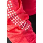 CRAFT REFLECTIVE ZIP 1905499-452000 dámske bežecké tričko s dlhým rukávom ružové