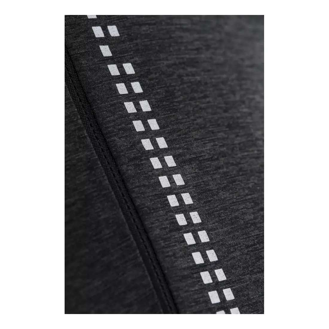 CRAFT REFLECTIVE ZIP 1905499-998000 dámske bežecké tričko s dlhým rukávom čierne