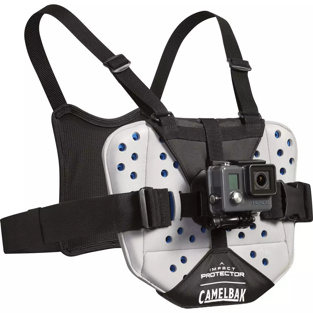 Camelbak SS18 Chránič hrudníka s držiakom na športovú kameru STERNUM PROTECTOR Black 1557001000