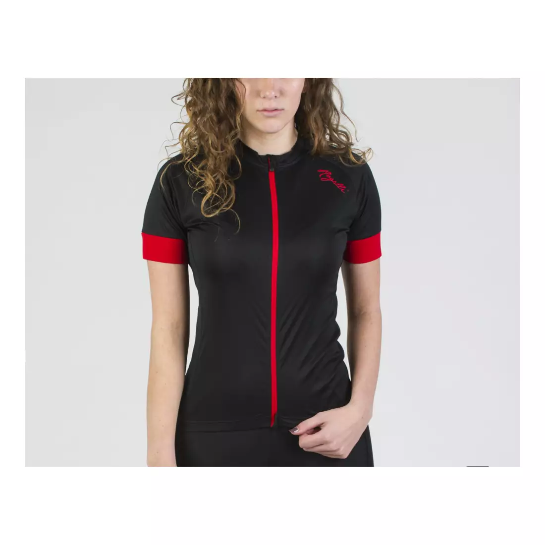 Dámsky cyklistický dres ROGELLI MODESTA, čierno-červený