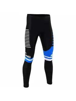 FDX 1800 zateplené cyklistické nohavice, čierno-modré