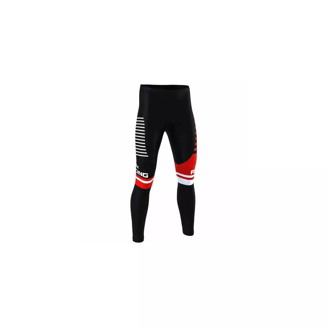 FDX 1800 zateplené cyklistické nohavice na bicykel, čierno-červená