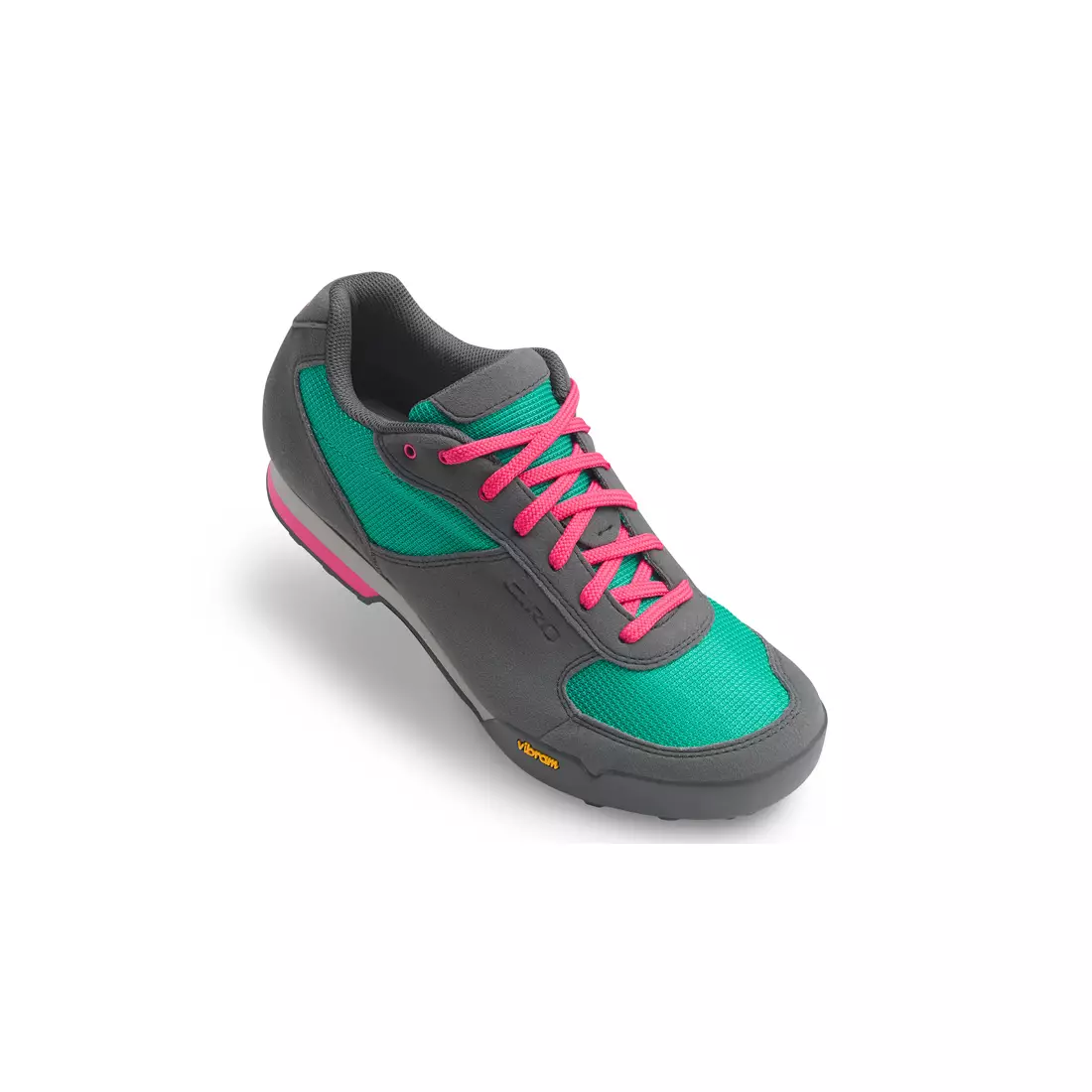 GIRO PETRA VR - dámska cyklistická obuv grey-turquoise-pink