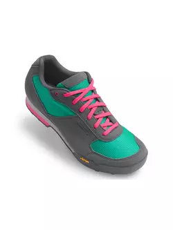 GIRO PETRA VR - dámska cyklistická obuv grey-turquoise-pink