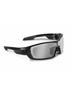 KOO OPEN - športové okuliare BLACK CEY00002.201 - čierne-szkło-smokemiror/clear