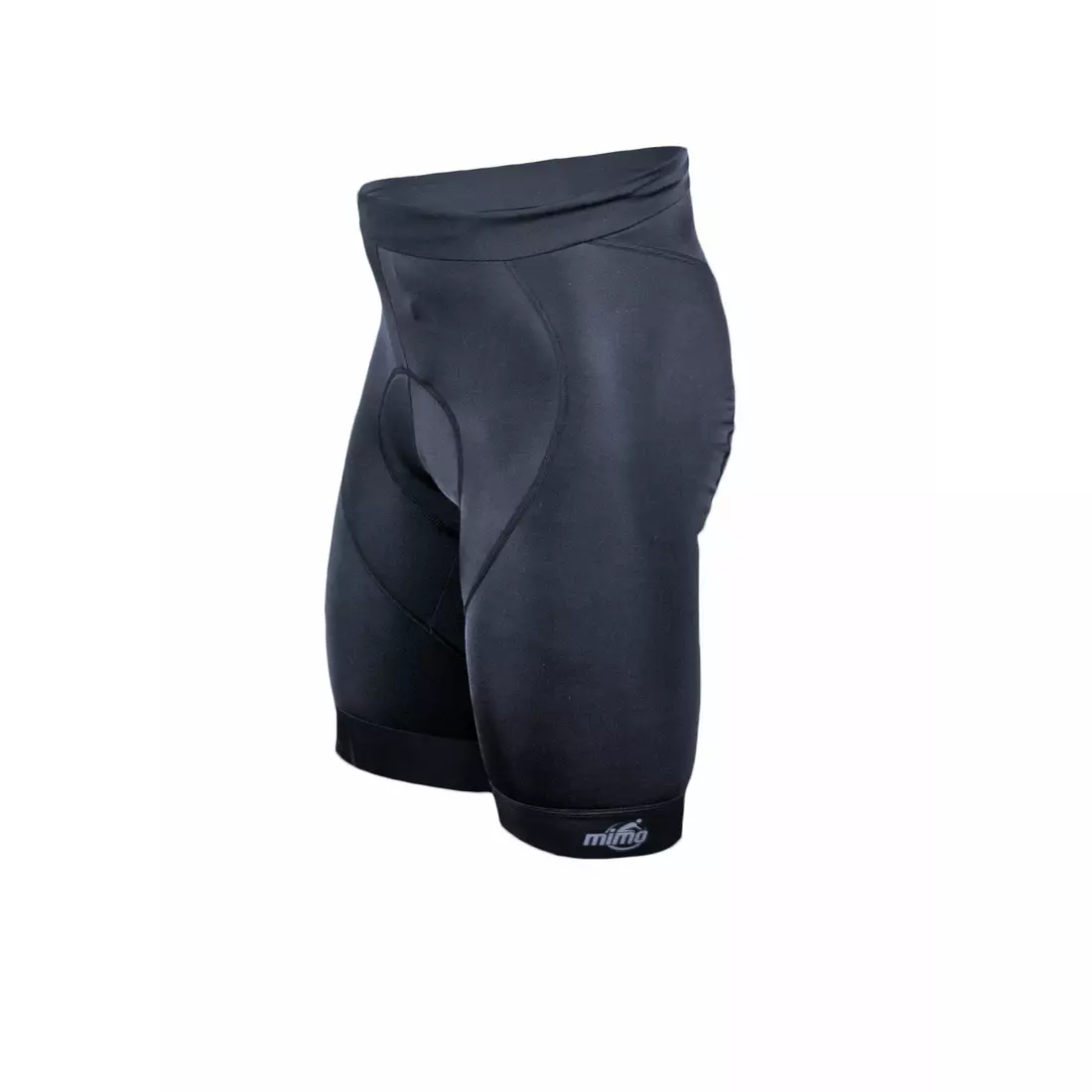 MikeSPORT MARATHON PRO HP14 - pánske šortky s náprsenkou, HP Carbon, farba: Čierna