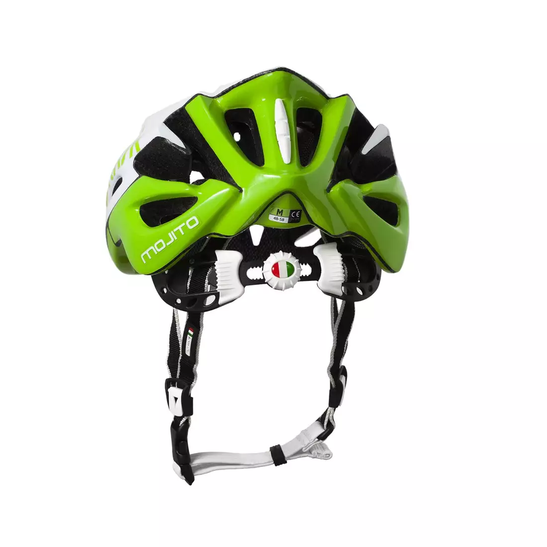PRILBA MOJITO - cyklistická prilba CHE00026.208 farba: bielo-zelená
