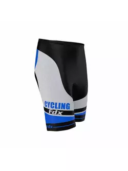 Pánske cyklistické šortky FDX 1070 v čiernej a modrej farbe