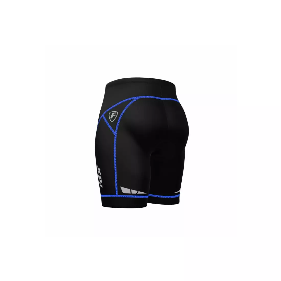 Pánske cyklistické šortky FDX 990 v čiernej a modrej farbe