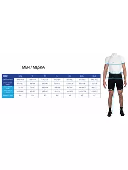 ROGELLI BIKE MANTUA 2.0 pánsky cyklistický dres, 001.068 - čierno-sivý-fluór