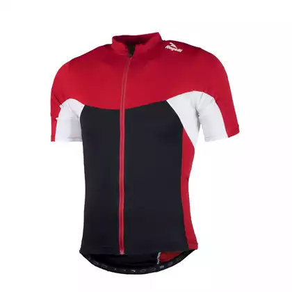 ROGELLI BIKE RECCO 2.0 męska koszulka rowerowa, 001.136 - czarno-czerwono-biała