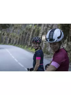 ROGELLI MODESTA dámsky cyklistický dres, tmavomodrý a ružový