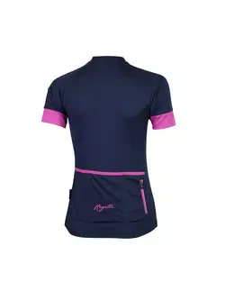 ROGELLI MODESTA dámsky cyklistický dres, tmavomodrý a ružový