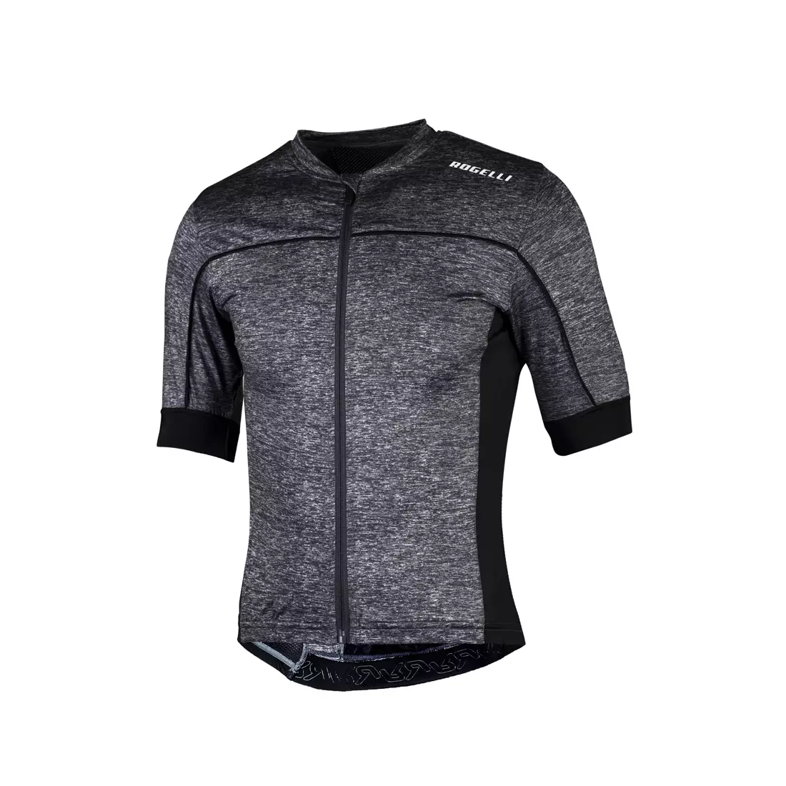 ROGELLI PASSO pánsky cyklistický dres, sivý a čierny