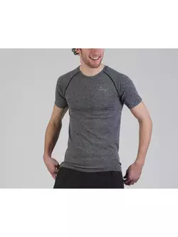 ROGELLI RUN SEAMLESS Bezšvové pánske bežecké tričko 800.270 - sivé (melange) 
