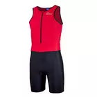 ROGELLI TRI FLORIDA 030.001 pánsky triatlonový outfit, červený a čierny