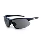FISCHER - športové okuliare FS-05D - farba: Čierna a modrá