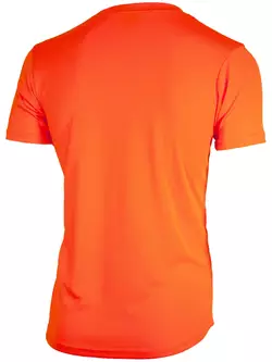 ROGELLI RUN PROMOTION pánska športová košeľa s krátkym rukávom, Oranžová