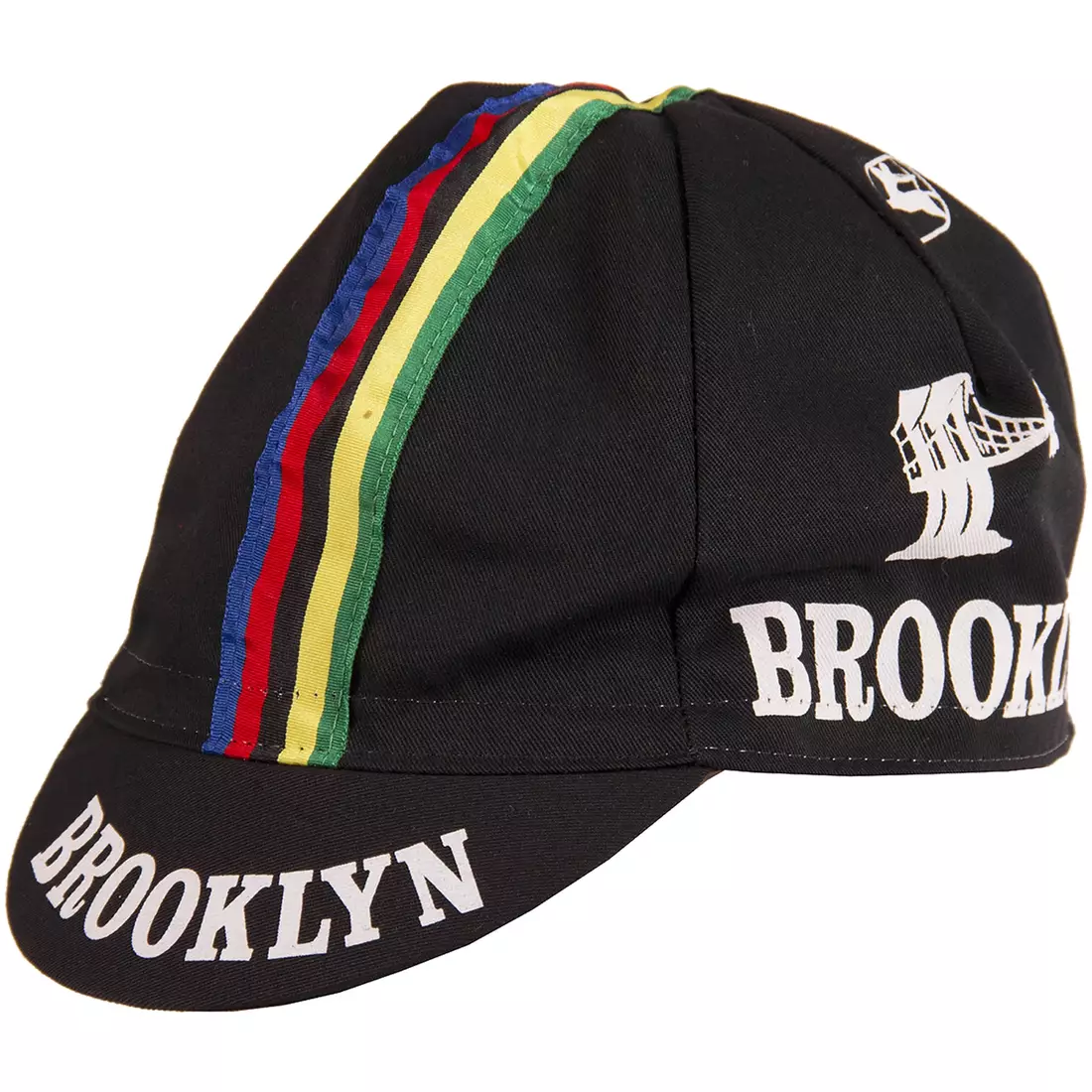 Cyklistická čiapka GIORDANA SS18 - Brooklyn - Čierna s pásikom GI-S6-COCA-BROK-BLCK jedna veľ.