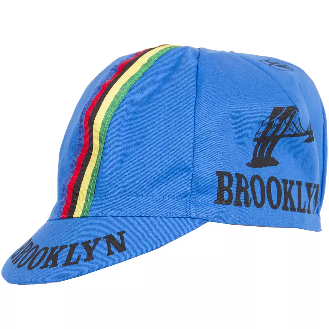 Cyklistická čiapka GIORDANA SS18 - Brooklyn - Modrá Azzurro s pásikom GI-S6-COCA-BROK-AZZU jedna veľ.