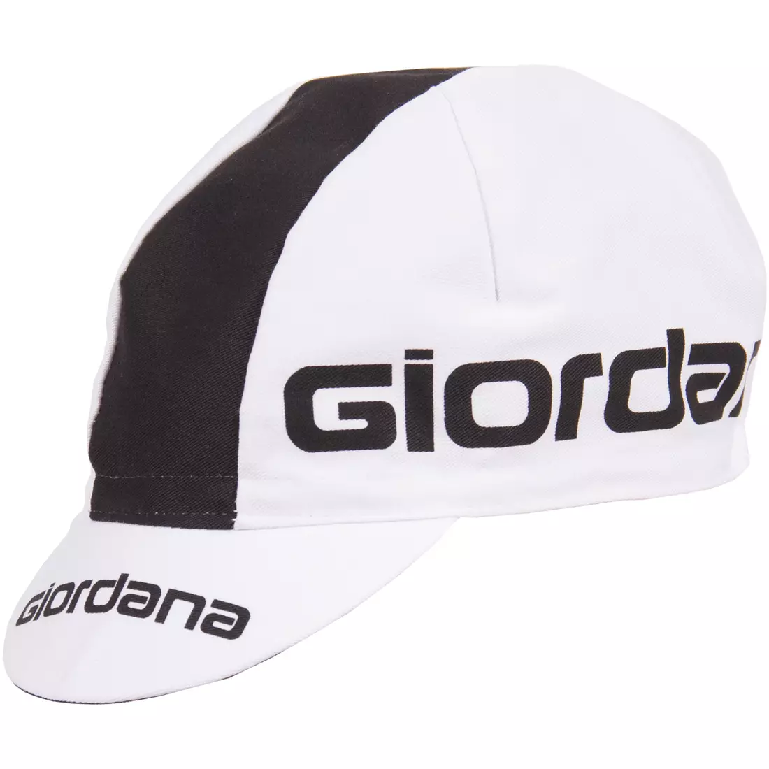Cyklistická čiapka GIORDANA SS18 - Logo Giordana - Biela/Čierna GI-S5-COCA-GIOR-WTBK jedna veľkosť