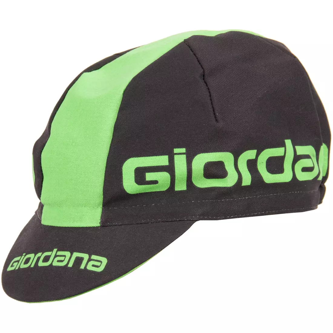 Cyklistická čiapka GIORDANA SS18 - Logo Giordana - Čierna/Fluo Zelená GI-S5-COCA-GIOR-BKFL jedna veľ.