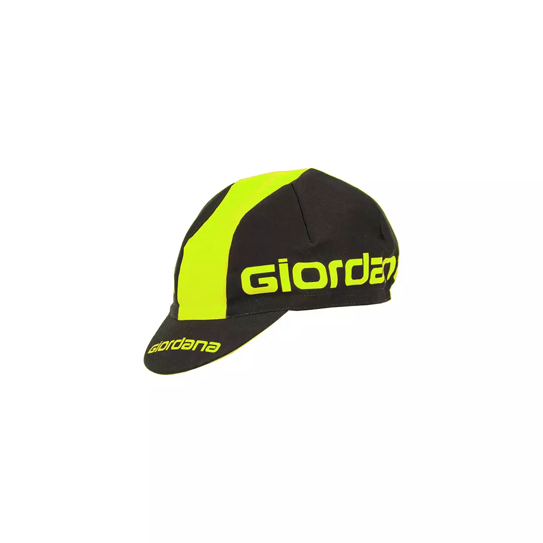 Cyklistická čiapka GIORDANA SS18 - Logo Giordana - Čierna/Fluo Žltá GI-S5-COCA-GIOR-BKYL jedna veľ.