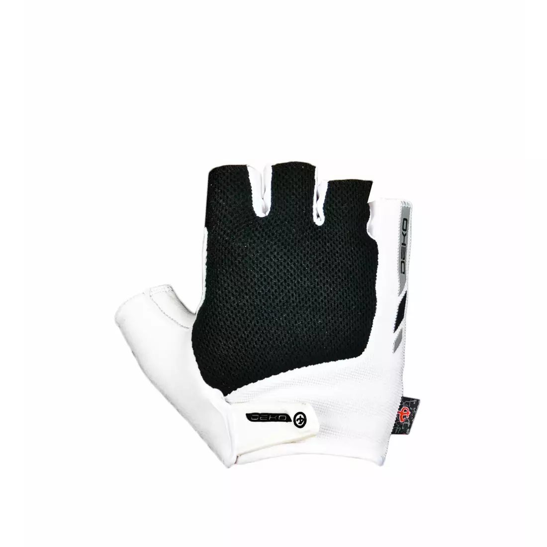 DEKO DKSG-509 cyklistické rukavice, čiernobiele