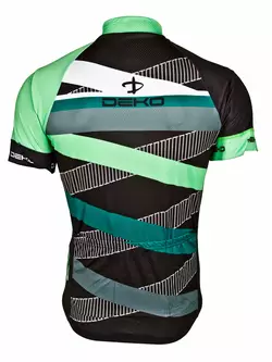 DEKO STRIP čierno-zelený cyklistický dres