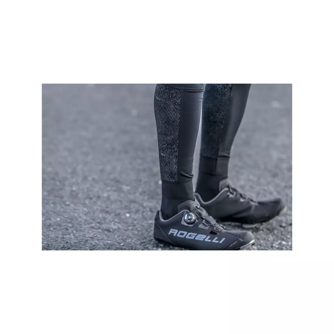Dámske cyklistické nohavice ROGELLI VENOSA, zateplené, čierne