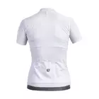 Dámsky cyklistický dres GIORDANA FUSION, biely