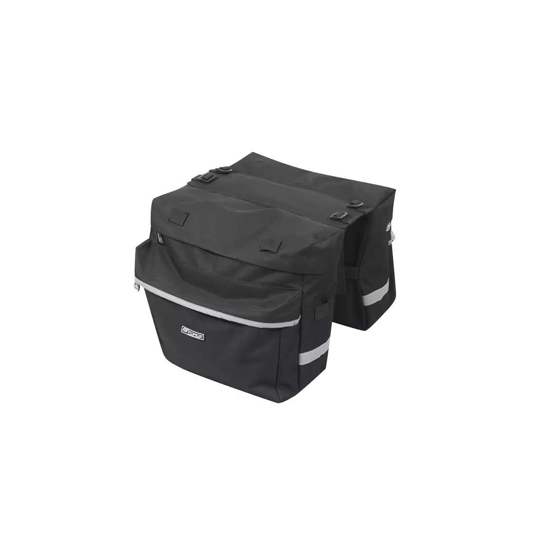 FORCE Dvojitá batožinová taška 2x 10L čierna