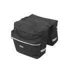FORCE Dvojitá batožinová taška 2x 10L čierna