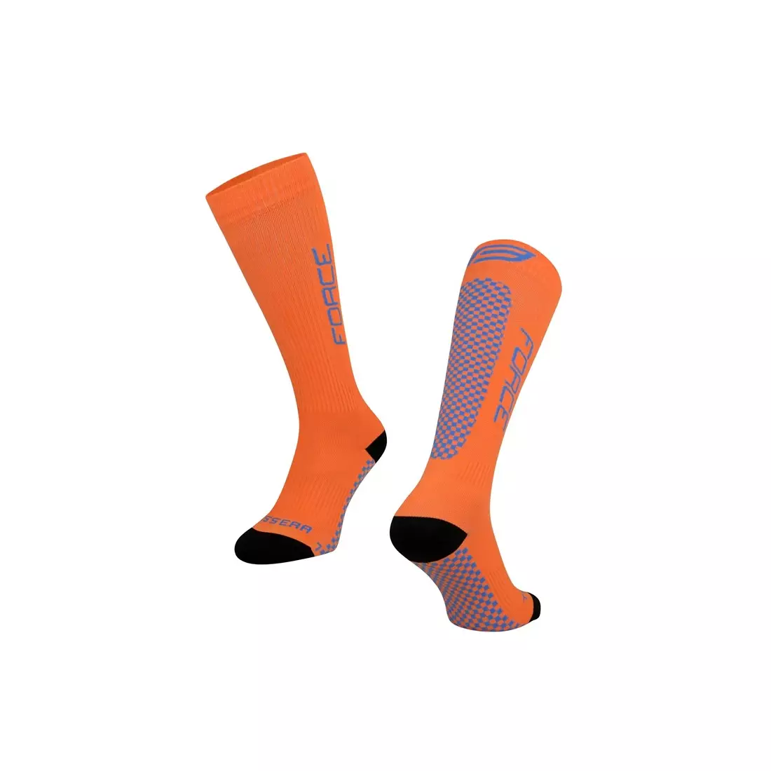 FORCE TESSERA COMPRESSION kompresné ponožky, oranžová