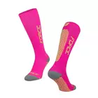FORCE TESSERA COMPRESSION kompresné ponožky, ružová