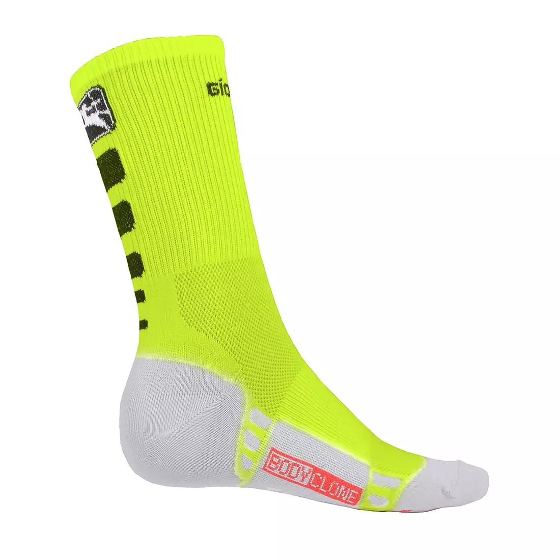 GIORDANA FR-C TALL SOCKS fluoro-čierne cyklistické ponožky