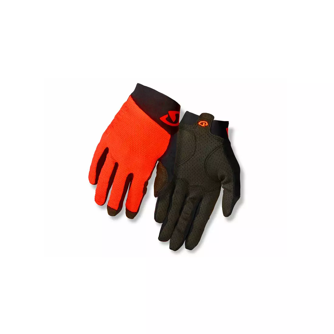 GIRO RIVET II cyklistické rukavice, fluoridová oranžová