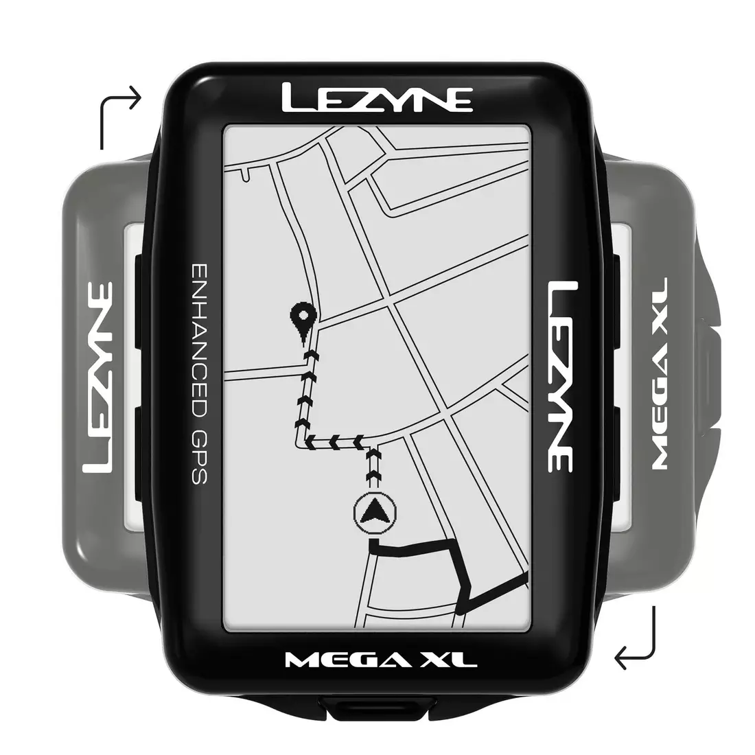 LEZYNE MEGA XL GPS HRSC Loaded, cyklopočítač
