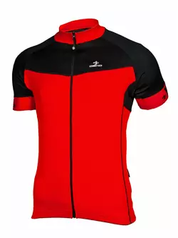 Pánsky cyklistický dres DEKO FORZA červeno-čierny