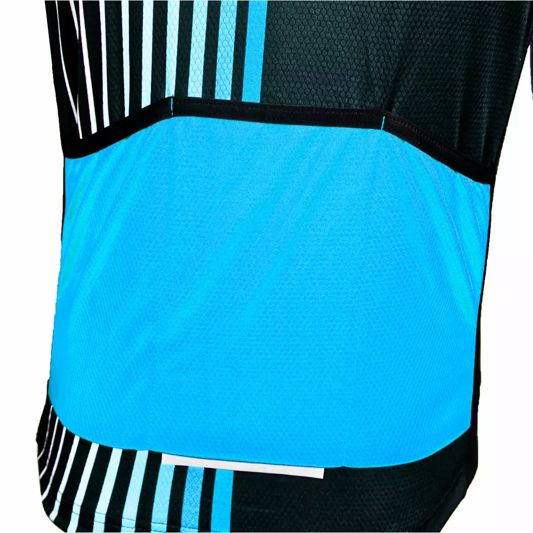 Pánsky cyklistický dres DEKO STYLE, čierno-modrý