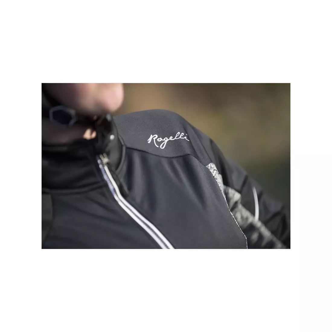 ROGELLI CARLYN 2.0 dámska zimná cyklistická bunda čierno-šedá