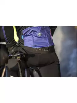 ROGELLI CONTENTO Ľahká zimná cyklistická bunda, softshellová, fluórovo modrá