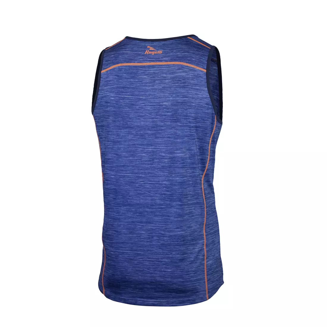 ROGELLI RUN STRUCTURE 830.241 - pánske tričko, bežecká vesta, modrej a oranžovej farby