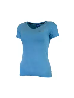 ROGELLI SEAMLESS dámske športové tričko, modré 801.272