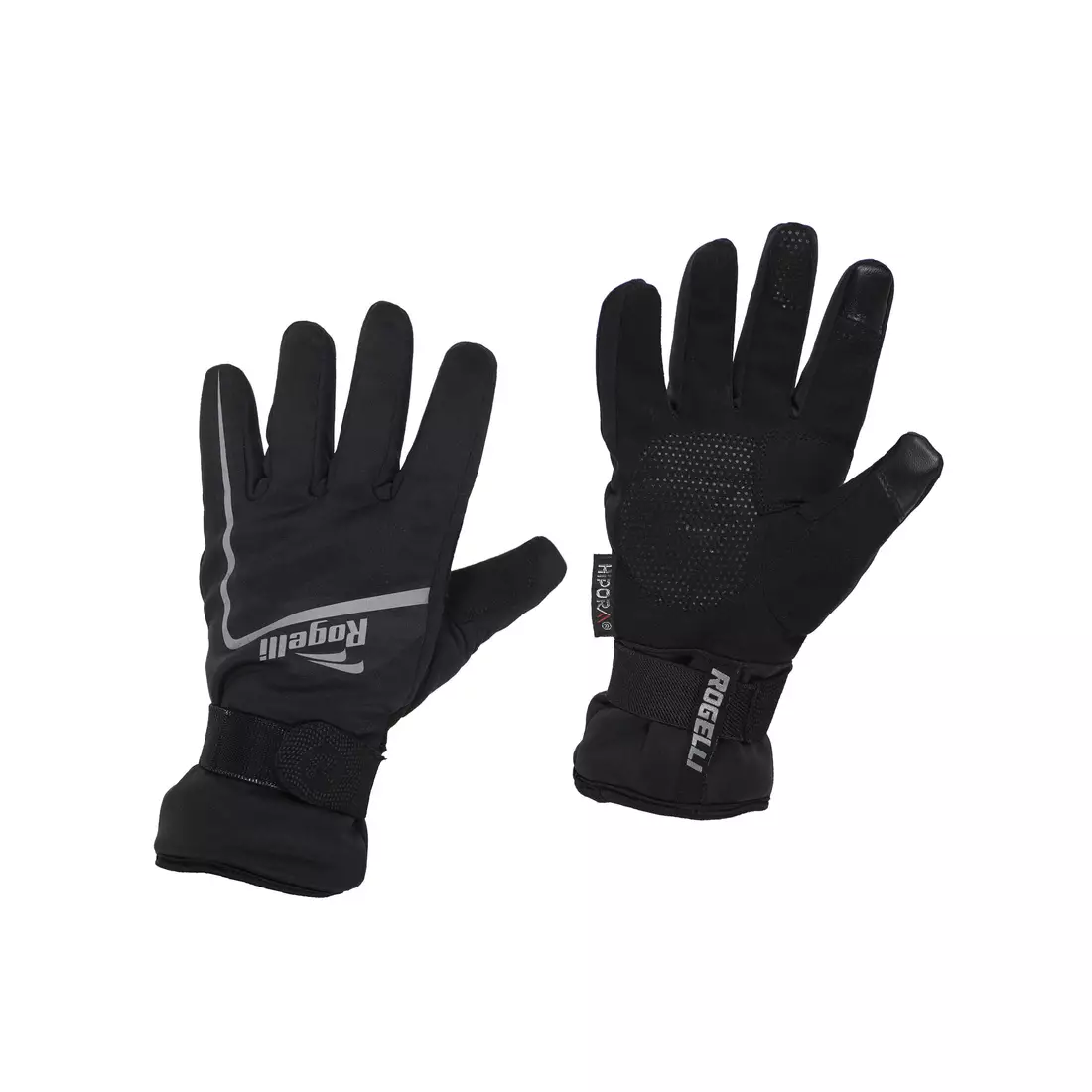 ROGELLI SHIELD zimné cyklistické rukavice, HIPORA, čierne